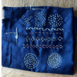 sample of Sashiko stitching
