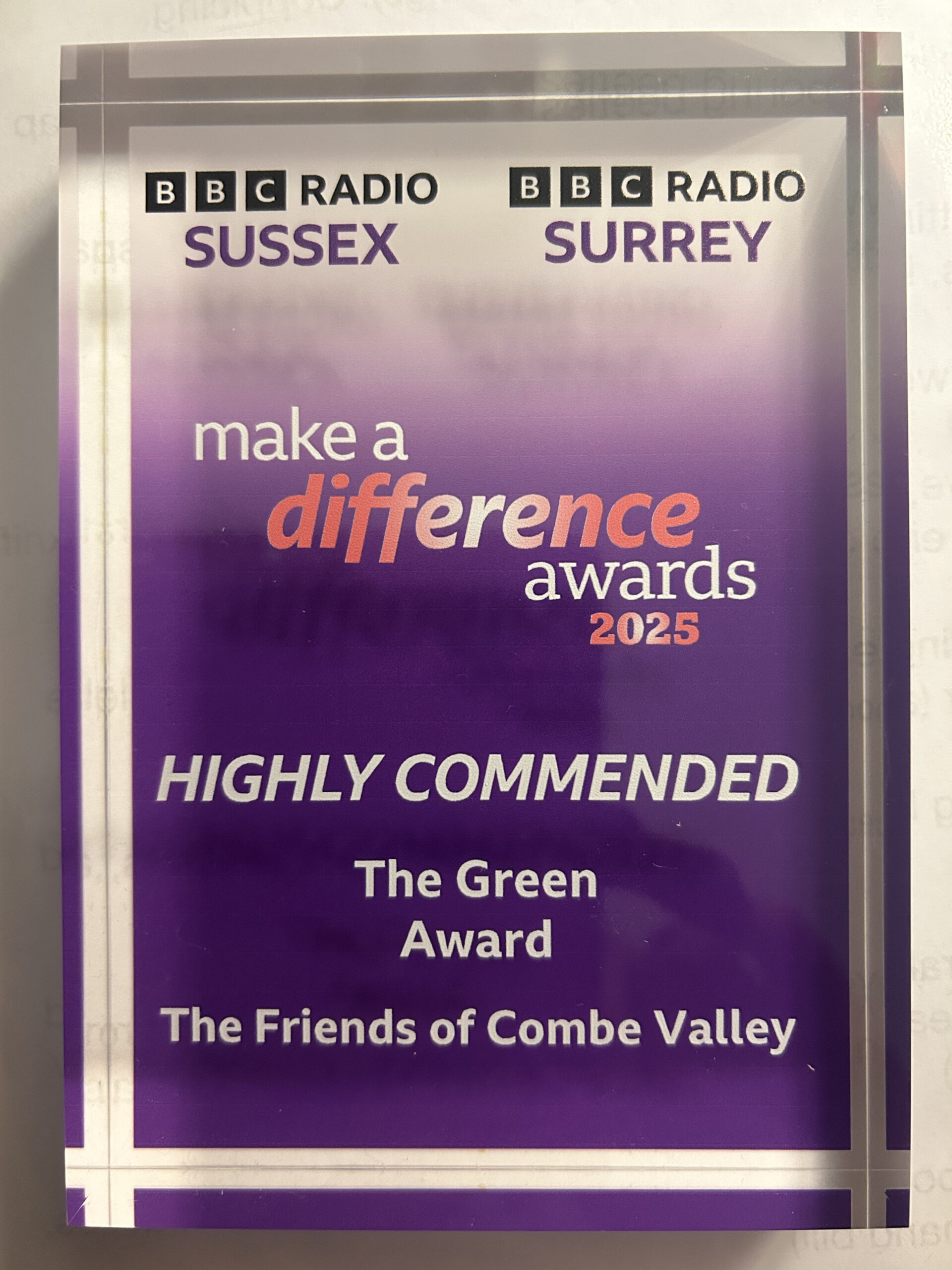 make a difference award